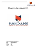 Essay Schriftelijke communicatie / communicatiemanagement (CM1) 