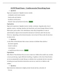 NSG 6320 AGNP Board Exam &ndash; Cardiovascular Prescribing Exam