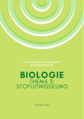 Samenvatting Biogenie 5.2 - leerboek, Thema 3: stofuitwisseling