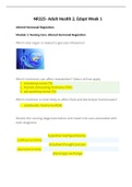 Edapt week 1- Altered Hormonal Regulation 