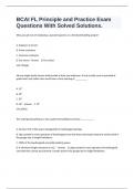BCAI FL Principle and Practice Exam Questions With Solved Solutions&period;