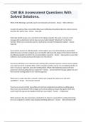 CIW IBA Assessment Questions With Solved Solutions&period;