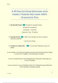 S-93 PRACTICE EXAM QUESTIONS WITH CORRECT VERIFIED SOLUTIONS 100&percnt; GUARANTEED PASS