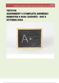 TRT3702 Assignment 4 &lpar;COMPLETE ANSWERS&rpar; Semester 2 2024 &lpar;253088&rpar;- DUE 2 October 2024&period;