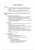 Final Review 511 review Course Differential Diagnosis & Primary Care Practicum 