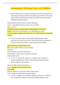 NURS 406 ASSESSMENT&lowbar;NURSING&lowbar;CARE&lowbar;OF&lowbar;CHILDREN&period;