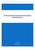 OE33 Internationale Strategische Marketing (Deel A)