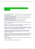 FAML 400 - Exam -2 Questions and Answers 2024-2025