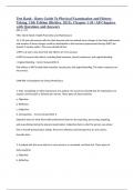 Test Bank - Bates Guide To Physical Examination and History Taking&comma; 13th Edition &lpar;Bickley&comma; 2021&rpar;&comma; Chapter 1-20 &vert; All Chapters with Questions and Answers