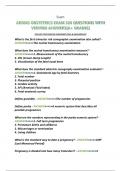 ARDMS OBSTETRICS EXAM 326 QUESTIONS WITH VERIFIED ANSWERS&lbrack;A&plus; GRADES&rsqb;