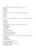 BIO 2923 TEST 3 (Bacteria, Growth medium, d., E.)/ with answer key/ 100% CORRECT SOLUTIONS