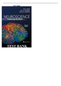 Exam &lpar;elaborations&rpar; Neuroscience&comma; exploring the brain  Neuroscience&comma; ISBN&colon; 9780781760034