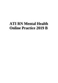 ATI RN Mental Health Online Practice 2019 B.