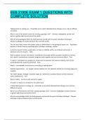 EEB 2100E Exam 1