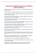 2024 AQA GCSE COMBINED SCIENCE &sol;ALL VERSIONS & SUBJECTS &lpar;GRADE A&plus;&rpar;