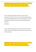 NURSEING PN NUR 120 VATI QUESTIONS & ANSWERS BEST EXAM SOLUTION 100&percnt; GUARANTEED SUCCESS LATEST UPDATE 2021&sol;2022 RATED A&plus;