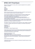 BTEC 3317 Final Exam 2022&sol;2023 with complete solutions&period;
