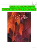 Organic Chemistry 8th Edition Test Bank By L. G. Wade