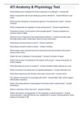 ATI Anatomy & Physiology Test 2021&sol;2022 Exam with complete solutions