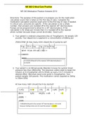 NR 340 Critical Care Practice Questions 2020 with all the correct answers