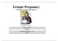 Ectopic Pregnancy Jean Simmons, 22 years old, (answered) / Keiser University, Tampa - NUR 1211 Ectopic Pregnancy Case Study.