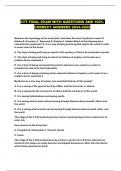 CTT FINAL EXAM WITH QUESTIONS AND 100&percnt; CORRECT ANSWERS 2024-2025