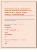 EEG BOARD PREP EXAM &lpar;2 LATEST VERSIONS&rpar; ACTUAL EXAM COMPLETE 400 QUESTIONS AND CORRECT DETAILED ANSWERS &lpar;VERIFIED ANSWERS&rpar; &vert;ALREADY GRADED A&plus;