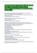 OPERATION &lpar;BUS-P 370&rpar; FINAL EXAM TEST BANK COMPLETE QUESTIONS AND CORRECT DETAILED ANSWERS ALREADY GRADED A&plus;  
