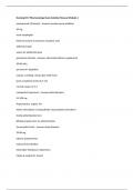 Pharmacology Bundled Questions and Answers Latest Update &lpar;2024&sol;2025&rpar;