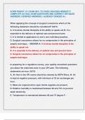 AORN PERIOP 101 EXAM &lpar;80&percnt; TO PASS&rpar; 2024&sol;2025 NEWEST&excl;&excl;&excl;  COMPLETE ACTUAL EXAM QUESTIONS AND CORRECT DETAILED  ANSWERS &lpar;VERIFIED ANSWERS &rpar; ALREADY GRADED A&plus;&period;