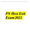 PN Hesi Exit Exam 2021.  