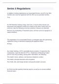 Series 3 Regulations a questions and answers already passed 2024