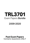 TRL3701 - Exam Questions PACK (2009-2020) 