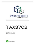 TAX3703 EXAM PACK 2022