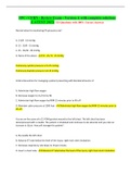 FPC &sol; CFRN - Review Exam - Version A with complete solutions &lpar;LATEST 2022&rpar; 132 Questions with 100&percnt; Correct Answers