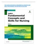 Test Bank For Dewits Fundamental Concepts And Skills For Nursing 5TH Edition By Williams.