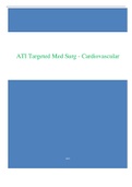 ATI Targeted Med Surg - Cardiovascular