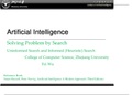 AI 2020-Uninformed Search and Informed (Heuristic) Search-Fei Wu