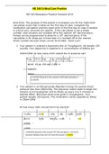NR 340 Critical Care Practice Questions 2020 with all the correct answers