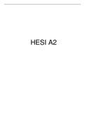 HESI A2 - Grammar, Vocab, Reading, Math - Updated Q&A verified 