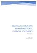 Advanced accounting theorie