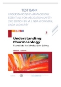 Test Bank for Understanding Pharmacology Essentials for Medication Safety, 2nd Edition by M. Linda Workman & LaCharity