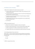 Culture and Psychology, Matsumoto - Exam Preparation Test Bank (Downloadable Doc)