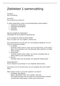 Samenvatting ziekteleer 1