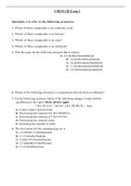 CHEM 120 EXAM 2 Questions with Answers.
