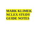NCLEX STUDY GUIDE NOTES 2022