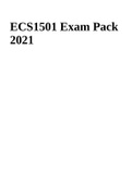 ECS1501 Exam Pack 2017- 2021