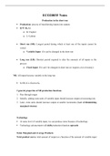 ECO2003F Comprehensive Study Notes (Microeconomics II)