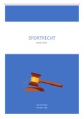 Samenvatting Sportrecht (online lessen)