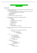 Study Guide for PN 161 Practical Nursing III Final Exam Module 1 and 2, Complete solution guide.